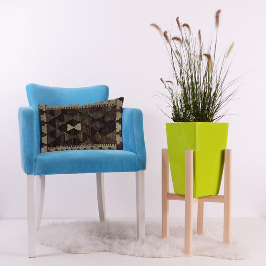 Kilim -Handwoven -Woody- Brown -Cushion- Cover