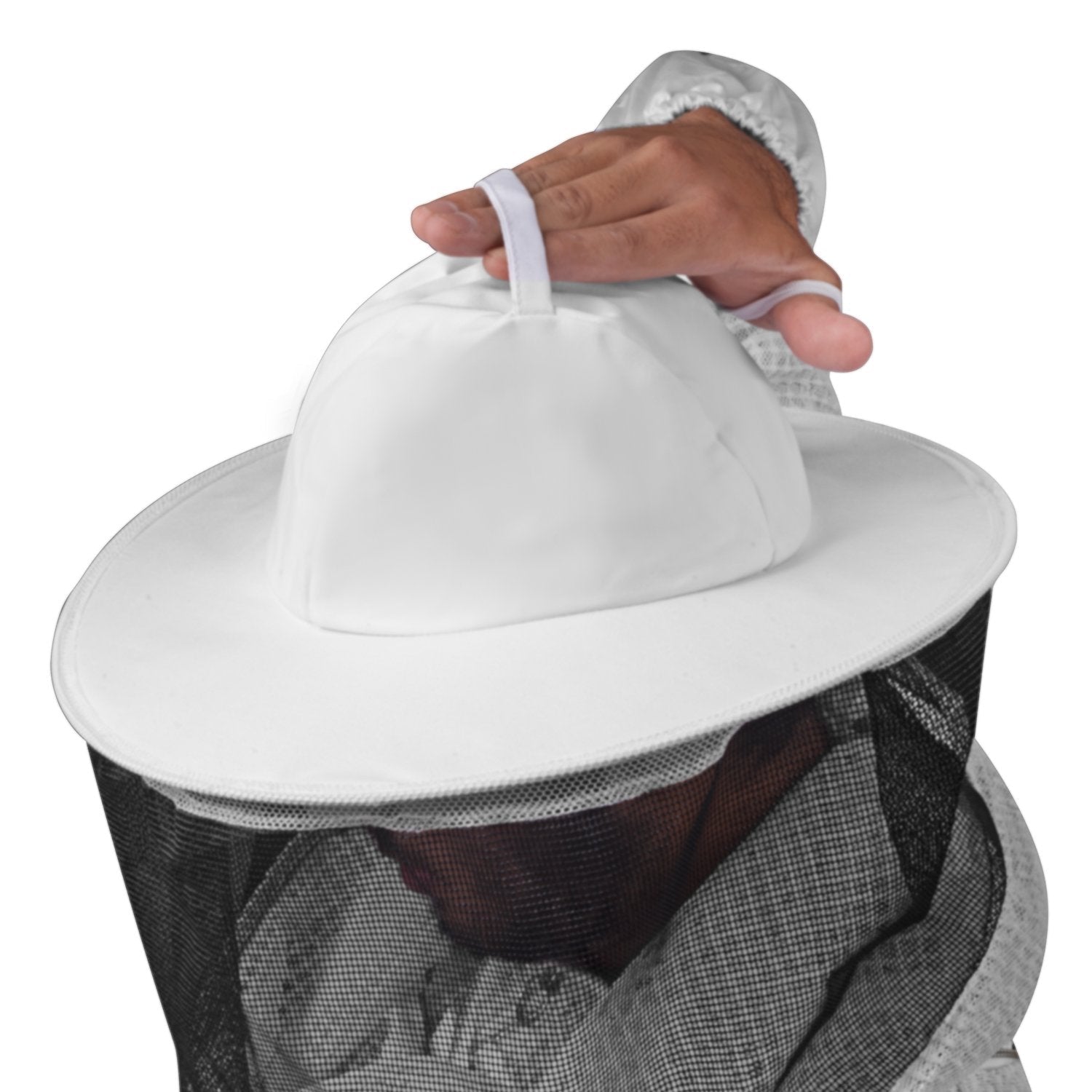 Beekeeping Starter Kit With Premium Beehive, Beekeeping Tools, OZ Bee Premium 3 Layer Mesh Ventilated Round Head Suit Protective Gear-2