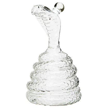 King Cobra Snake Whiskey Snake Whiskey & Wine Decanter King Cobra Snakes Liquor Decanters - Snake Bottle 500ml - The Wine Savant Snake glass decanter, Coiled Snake Holder Ornament Home Decoration - Hold Any Liquod-1