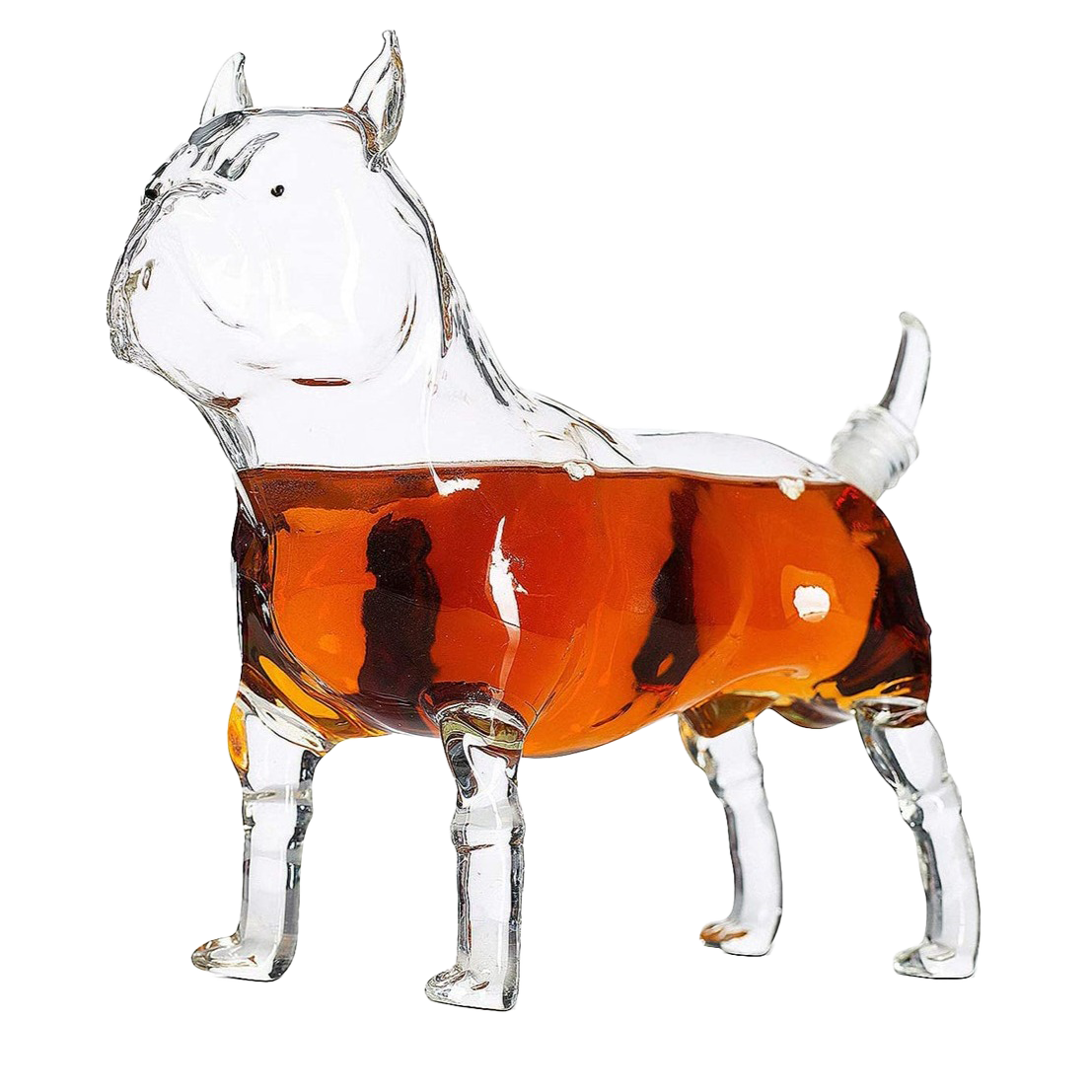 French Bull Dog - Pug Animal Whiskey and Wine Decanter The Wine Savant - 500ml - Whiskey, Wine Scotch or Liquor Decanter-0