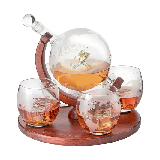 Helicopter Whiskey Decanter Gift Set-0