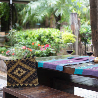 Kilim- Handwoven -Baltic- Sea -Cushion- Cover