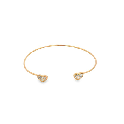 Heart Wrist Cuff Bangle (B53)-1