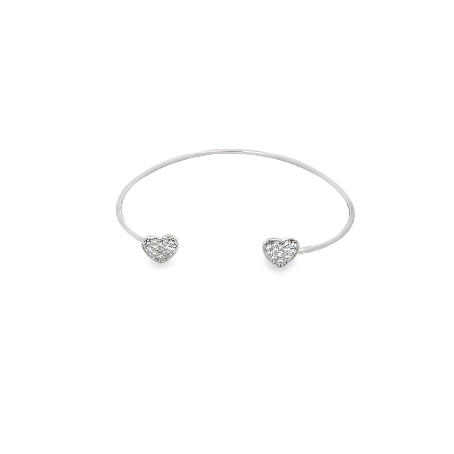 Heart Wrist Cuff Bangle (B53)-2