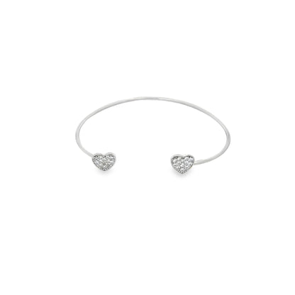 Heart Wrist Cuff Bangle (B53)-2