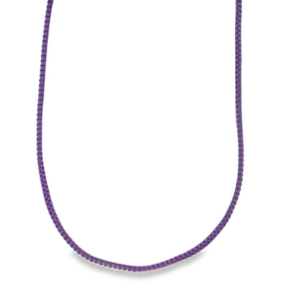1mm Colorful Enamel Box Chains (G203-204)-2