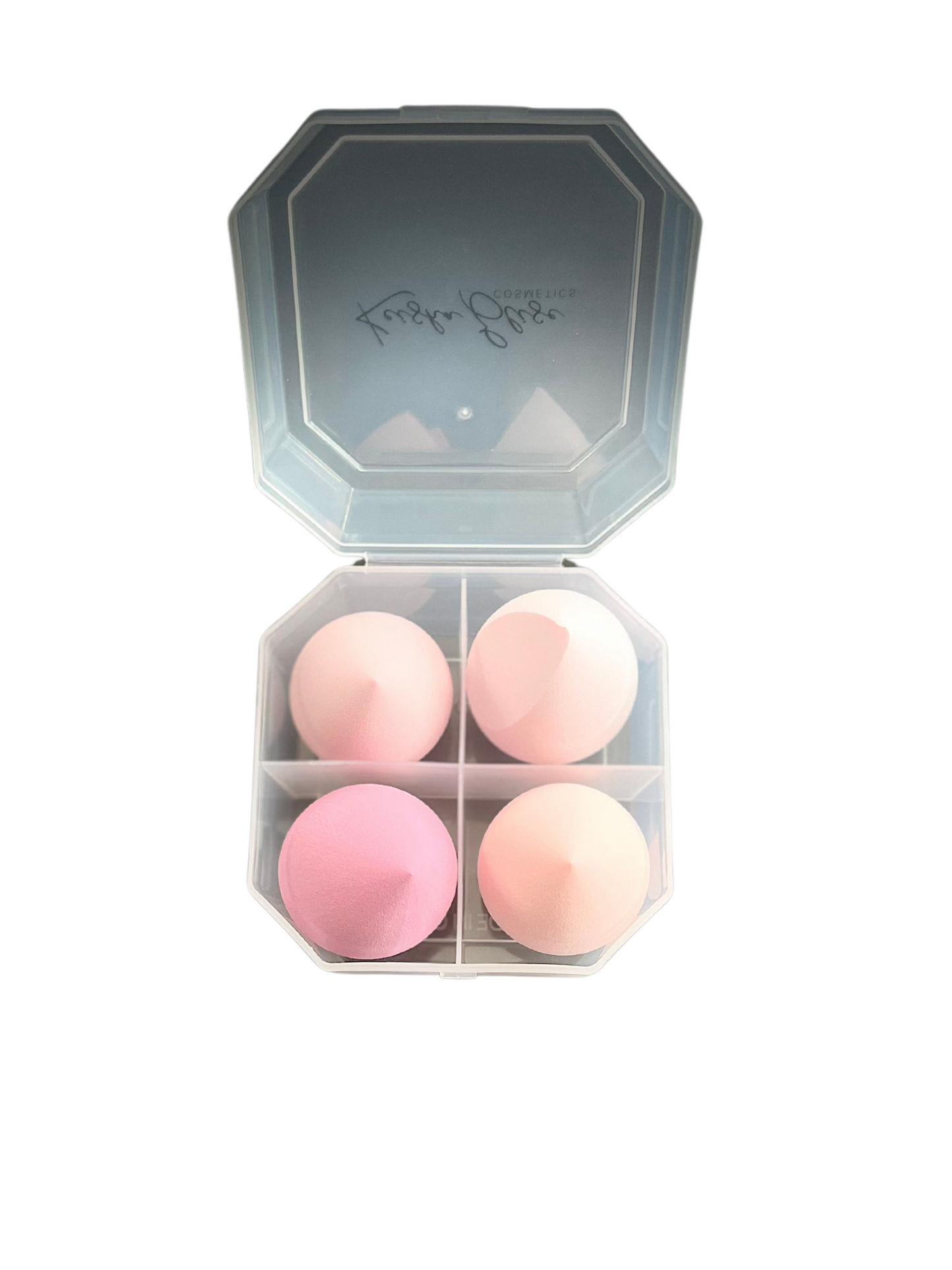 4-Piece Makeup Sponge Set with Travel Case-3