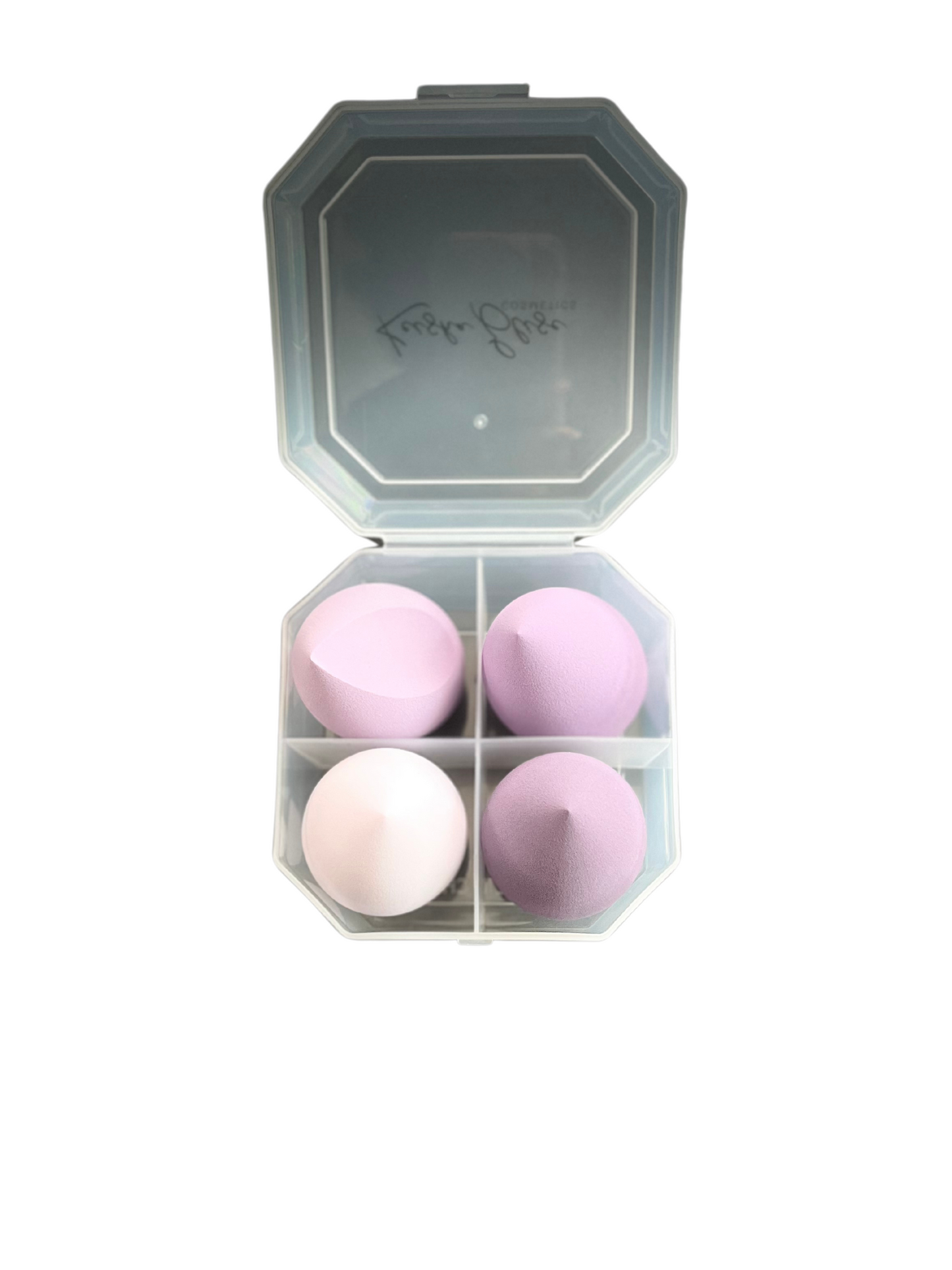 4-Piece Makeup Sponge Set with Travel Case-4