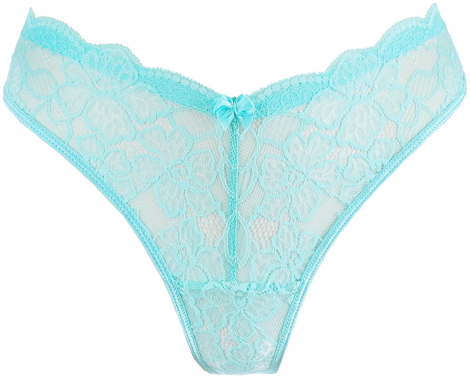 Floral Lace Thong Panty Axami Allure-4