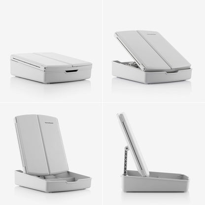 3-In-1 Folding LED Mirror with Make-up Organiser Panomir InnovaGoods-5