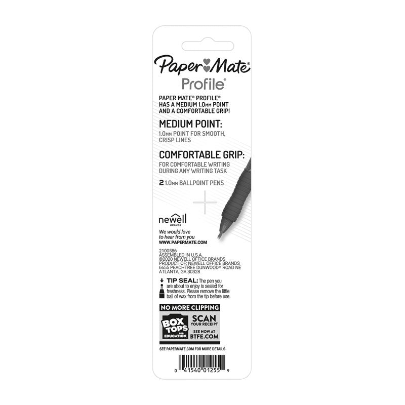 NNEDSZ PAPER MATE Profi RT 1.0 Ball Pen Black Pack 2 Box of 6-2