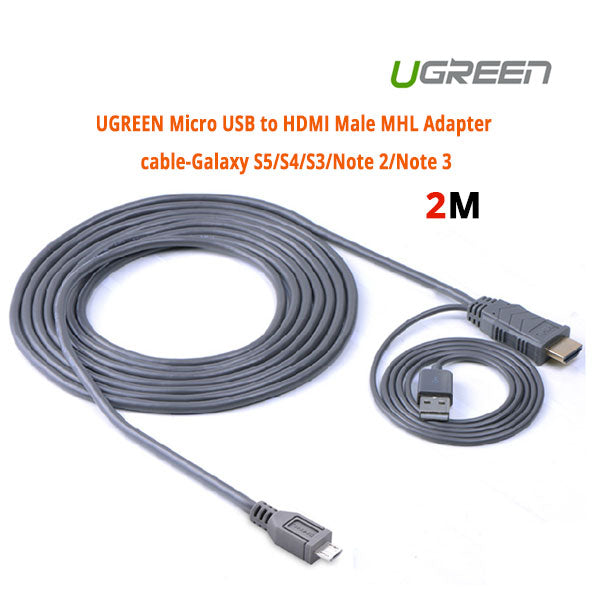 NNEDSZ MHL Micro USB 11 Pin to HDMI Adater Cable 2M (20139)-0