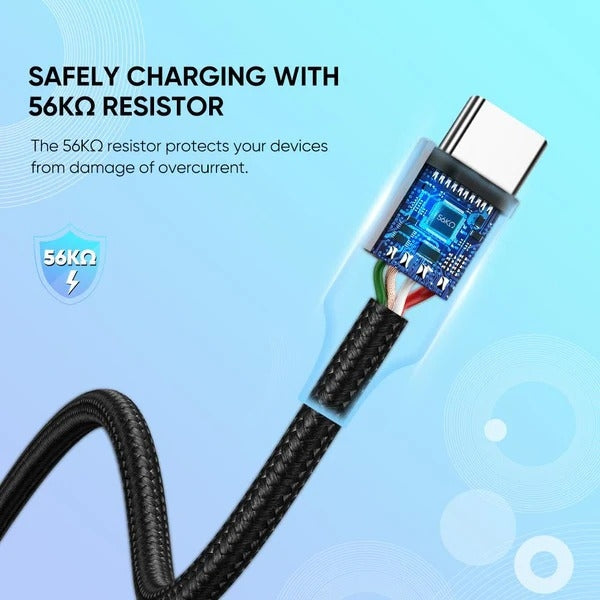 NNEDSZ 60128 USB A to C Quick Charging Cable 2M-4