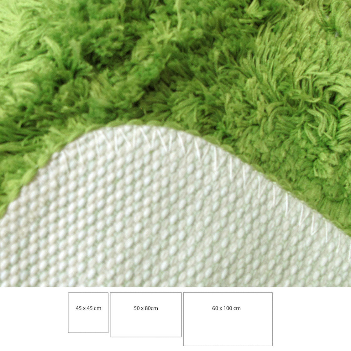 NNEDSZ Sleim Set of 3 Bath Mat Set Green-2