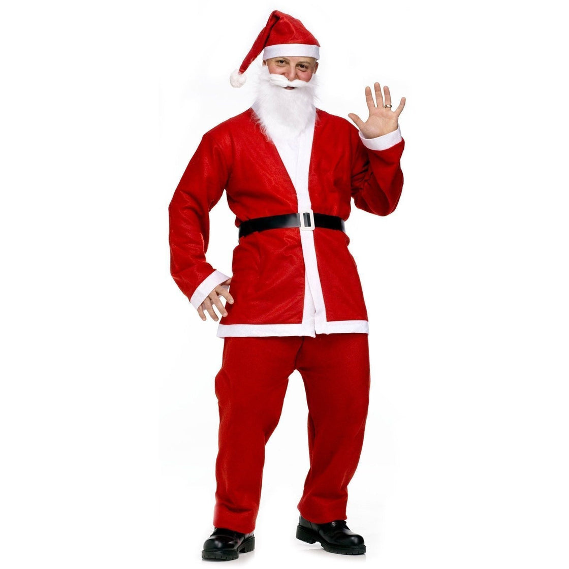 NNEDSZ ADULT SANTA CLAUS COSTUME Suit Father Xmas Party Outfit Father Christmas-0