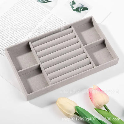 Velvet Jewelry Organizer Tray