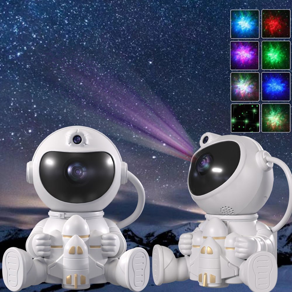 NNEDSZ Astronaut Galaxy Projector Night Light with Remote Control(space shuttle)-0