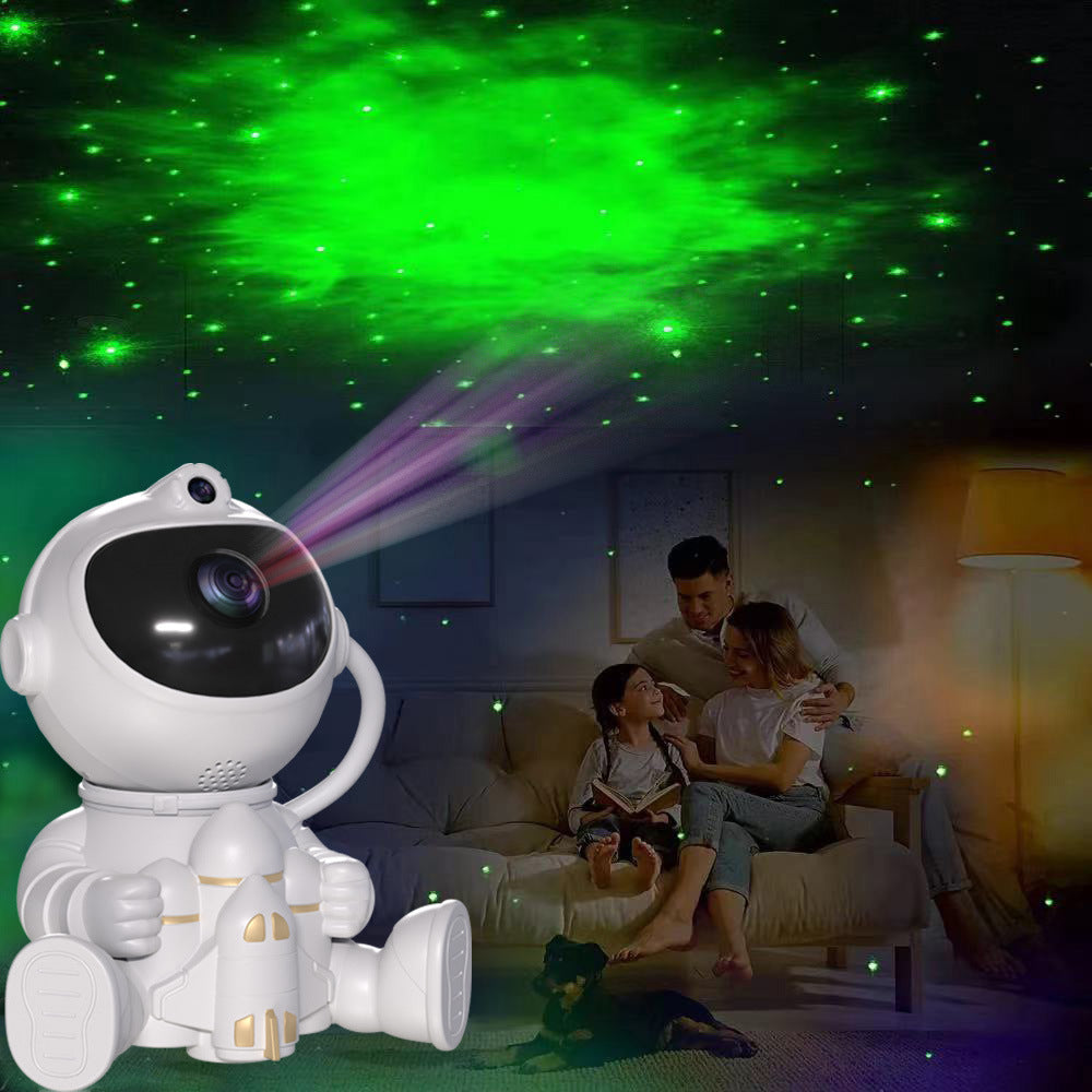 NNEDSZ Astronaut Galaxy Projector Night Light with Remote Control(space shuttle)-3