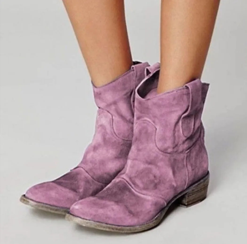 Heel Low Martin Boots