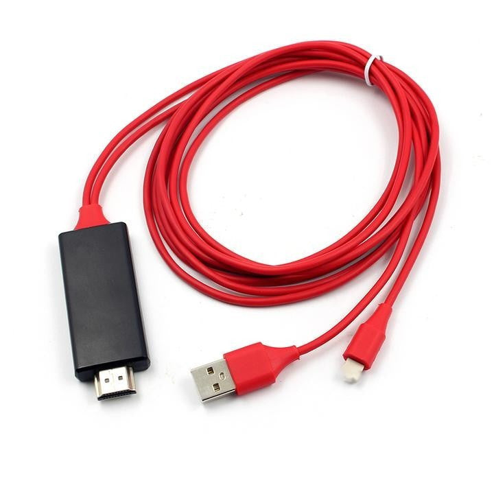 HDMI kábel iPhone képernyő tükrözéshez-0