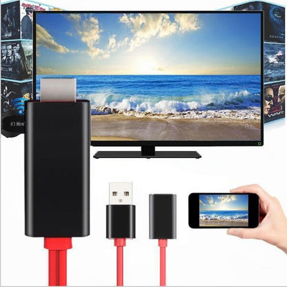 HDMI kábel iPhone képernyő tükrözéshez-2