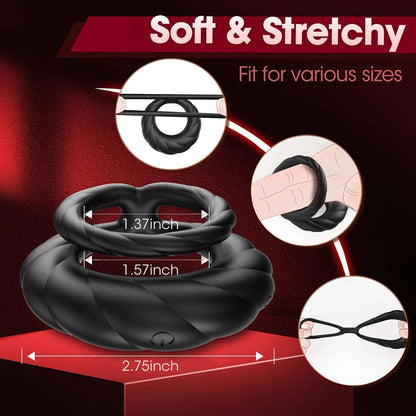 VibeCircle Dual Stimulation Penis Ring-3