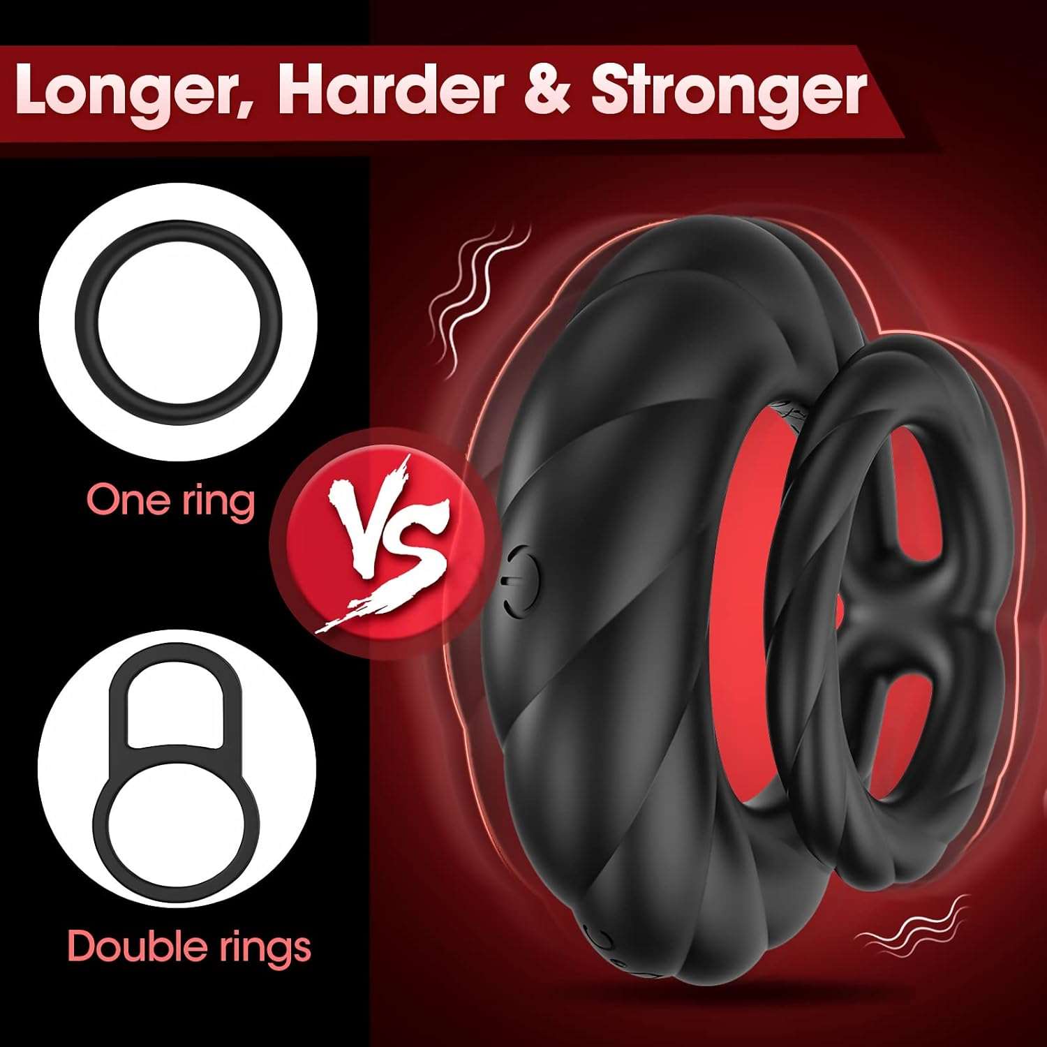 VibeCircle Dual Stimulation Penis Ring-4