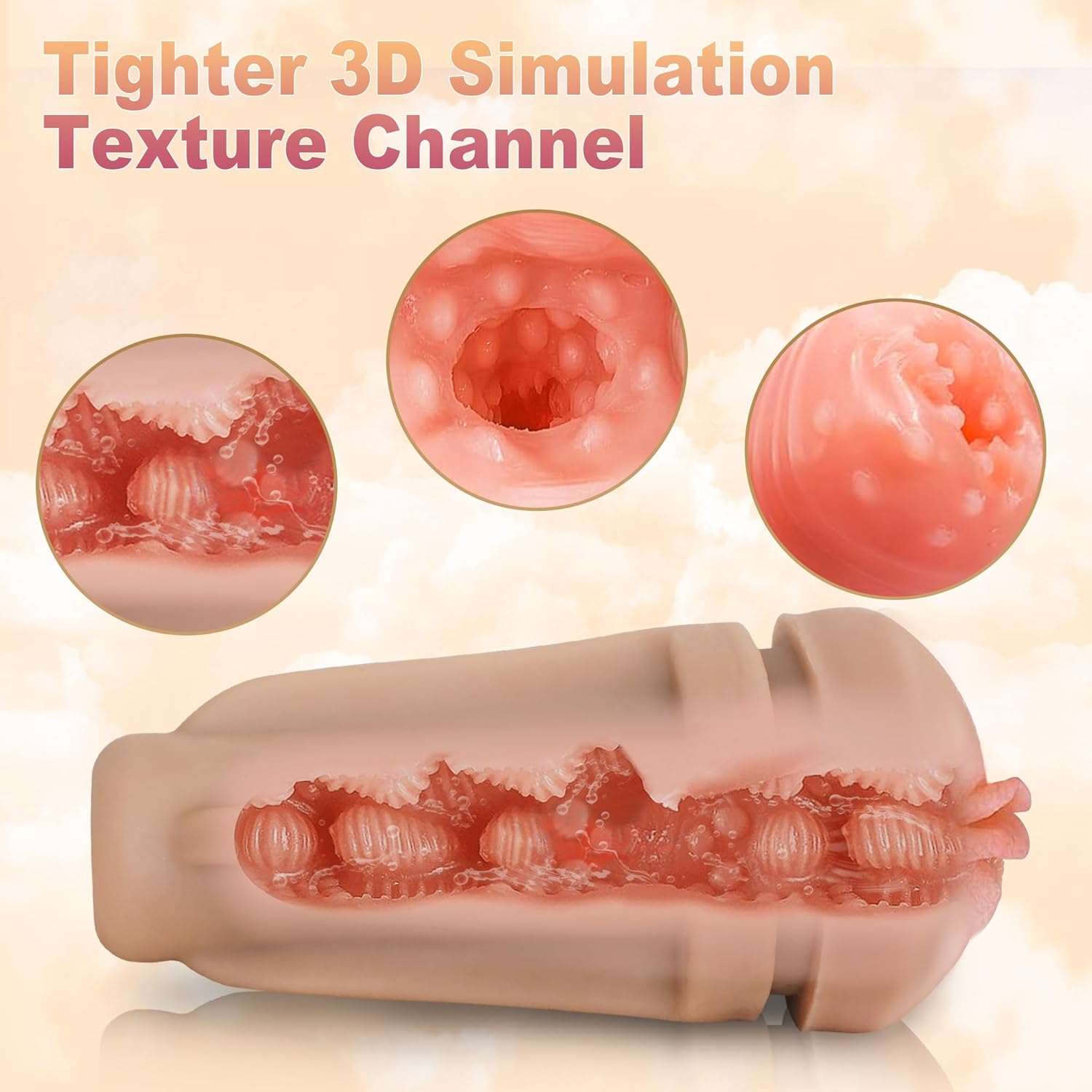 VibeMate Textured Pocket Pussy Male Masturbator-1