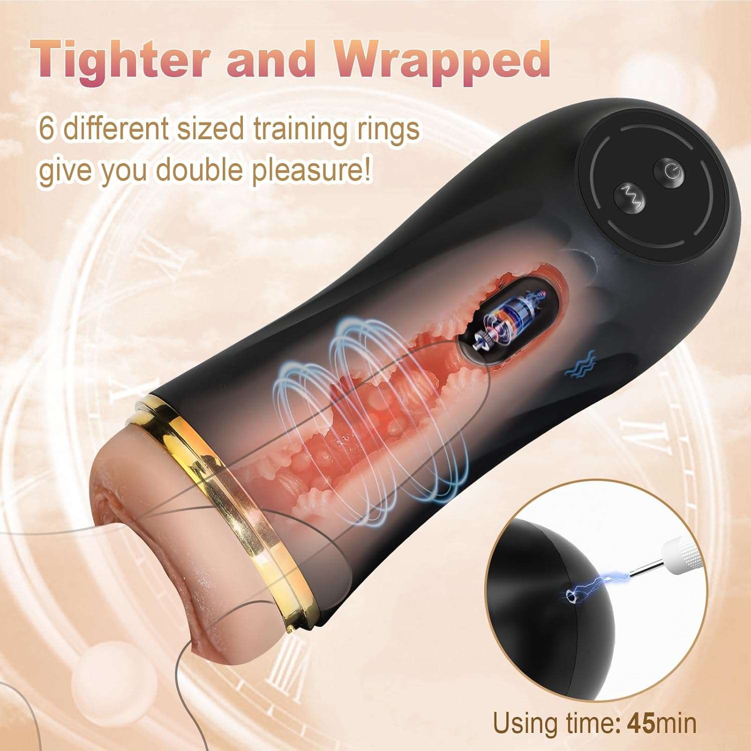 VibeMate Textured Pocket Pussy Male Masturbator-4