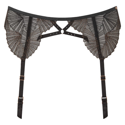 Gossard VIP Captivate Sheer Mesh Garter Belt-2