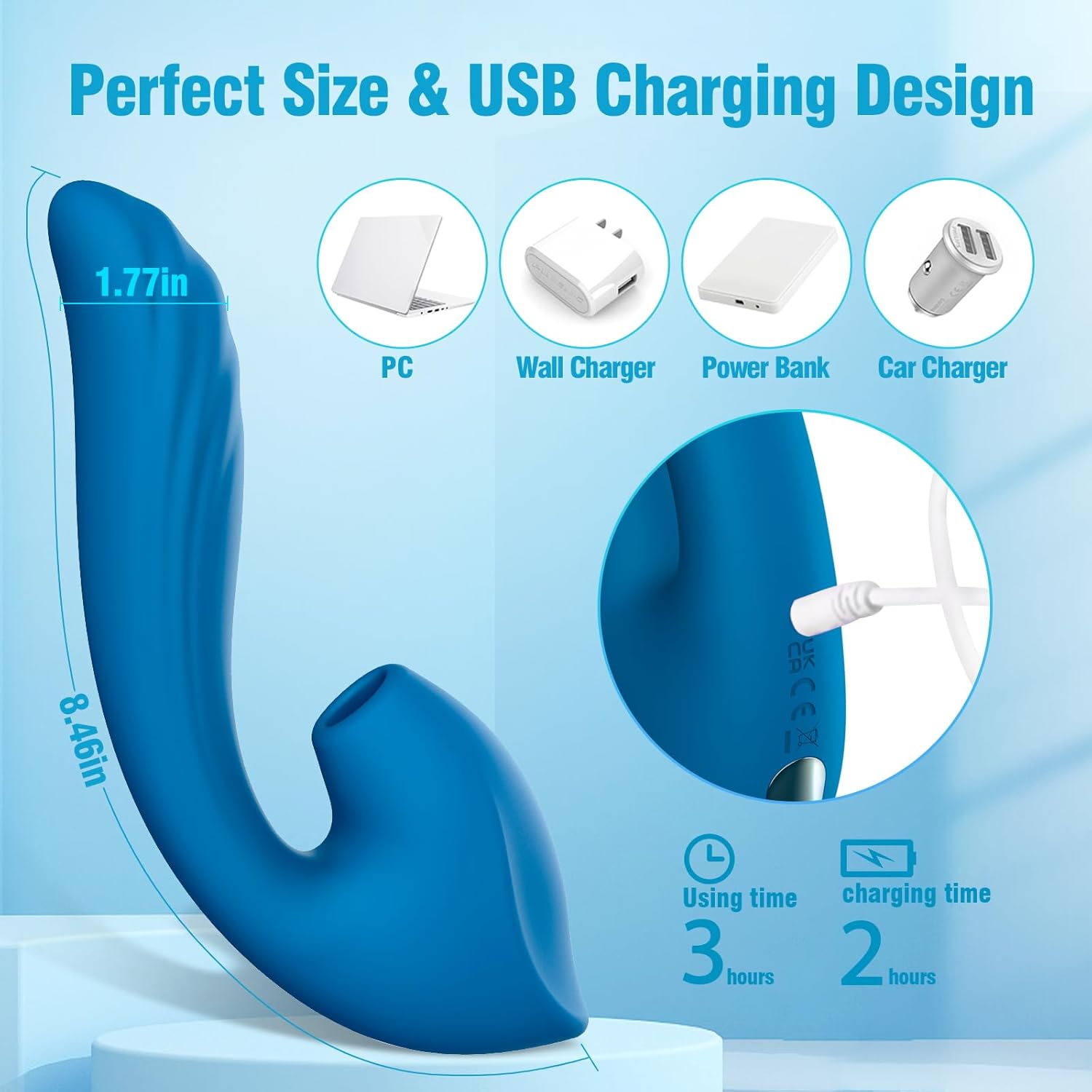 VoltVibe Clitoral Suction Dildo Vibrator-4