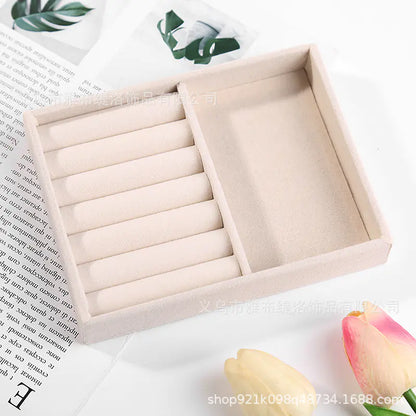 Velvet Jewelry Organizer Tray