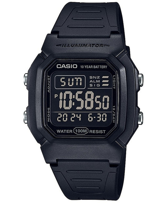 Casio Mens W800H-1BV Classic Digital Sport Watch-0