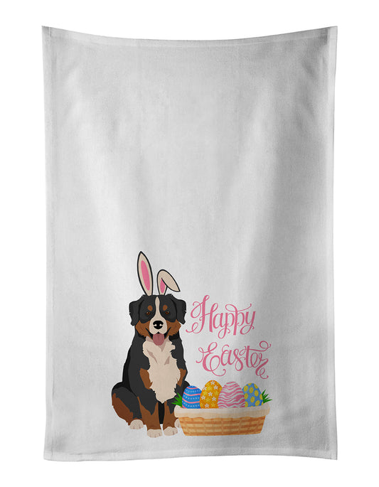 Bernese Mountain Dog Easter Kitchen Towel Set of 2-0