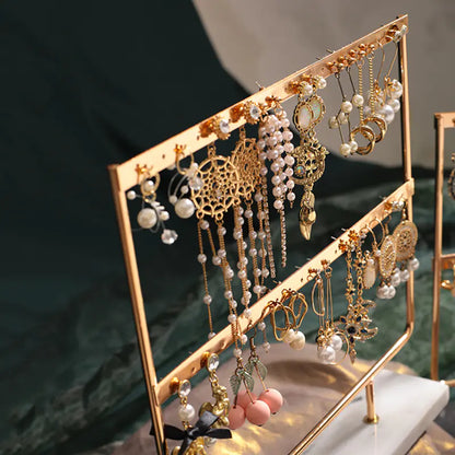 Marble Earring Display Stand for Home Use (Creative)
