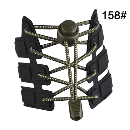 Kids No-Tie Shoelace Clips with Elastic Bands