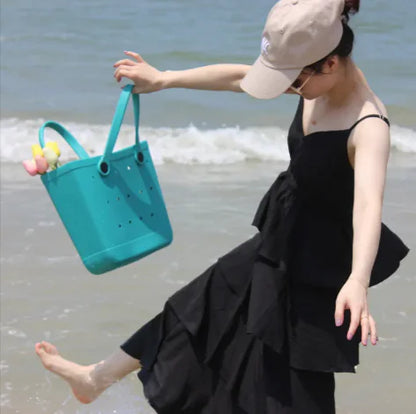 Customizable EVA Button Tote Bag