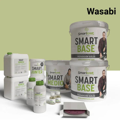 Kit de microcemento para escaleras de azulejos de 16 m²-12