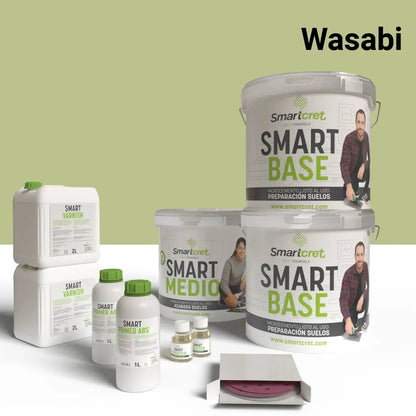 Kit microcemento para suelo de cocina de cemento u hormigón de 16 m²-12