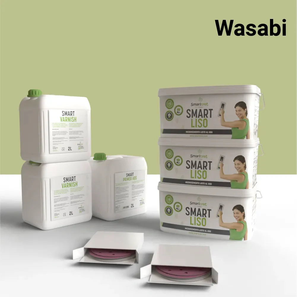 Kit microcemento para chimenea de cemento u hormigón para 18 m²-11