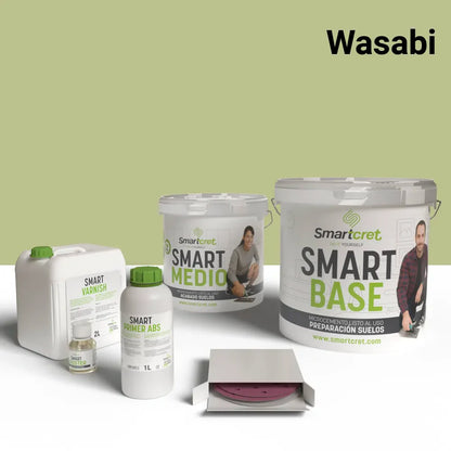 Kit microcemento para escaleras de obra de 8 m²-12