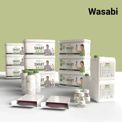 Kit microcemento para suelos de baño con azulejos de 24 m²-11