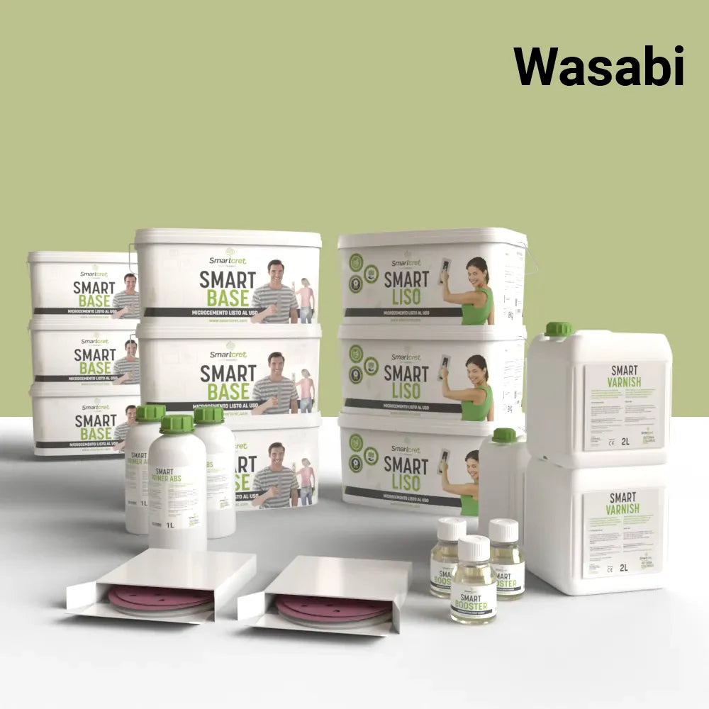 Kit microcemento para paredes de cocina con azulejos de 24 m²-12