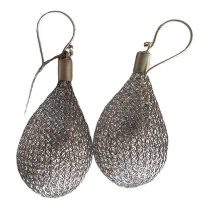 Bola Gold Earring Wire Mesh