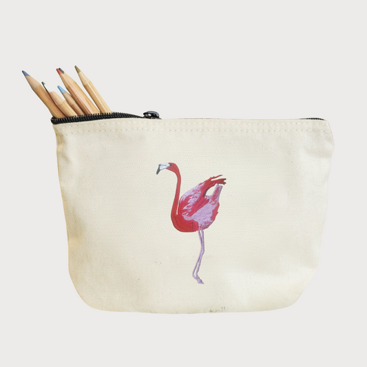 Make Up Pouch - Flamingo-0