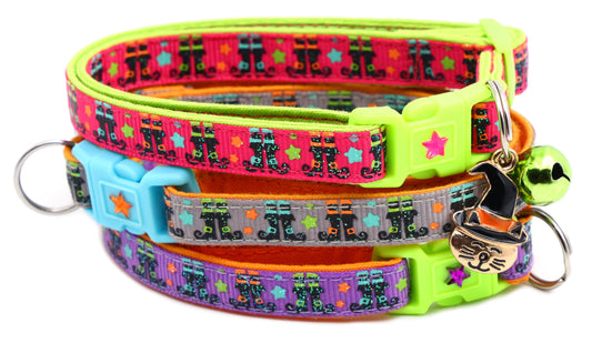 Witchy Boots Breakaway Cat Collar-0