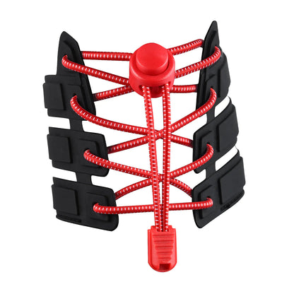 Kids No-Tie Shoelace Clips with Elastic Bands