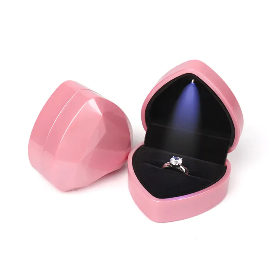Heart-Shaped Jewelry Gift Box