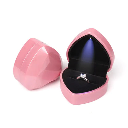 Heart-Shaped Jewelry Gift Box