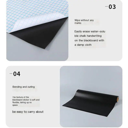 Magnetic Soft Blackboard with Adhesive for Kids
